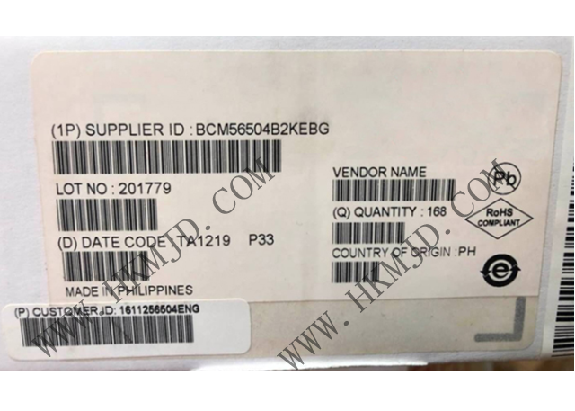 以太網(wǎng) IC BCM56504B2KEBG 24端口GbE多層交換機，帶4個10GbE/HiGig+?端口