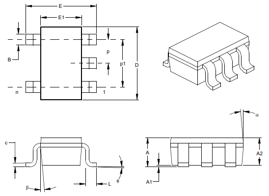 （Microchip）溫度傳感器TC77-5.0MCTTR-VAO 數(shù)字，本地 -40°C ~ 125°C 12 b SOT-23-5