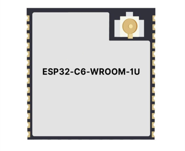 功能強大的ESP32-C6-WROOM-1U-N8 通用型Wi-Fi、IEEE 802.15.4和藍牙LE模塊