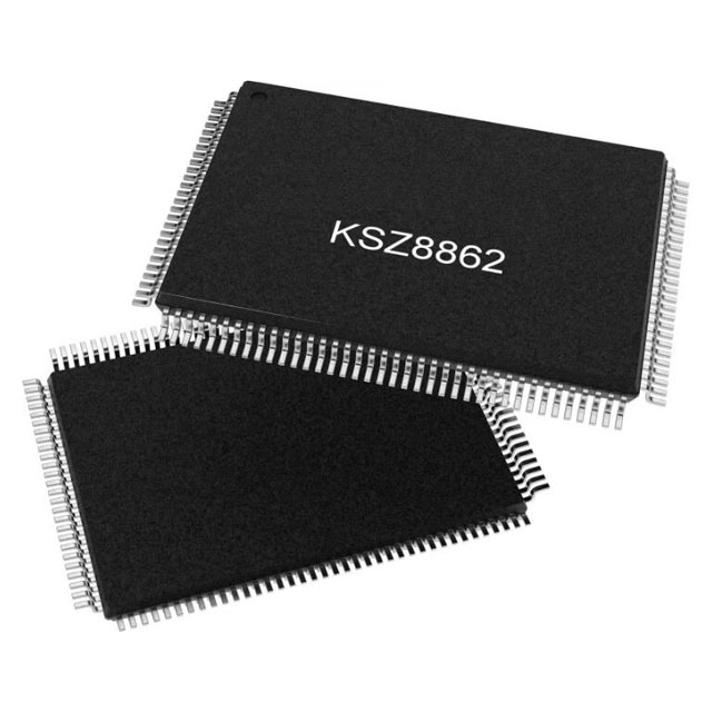 供應(yīng)，回收【Microchip】KSZ8862-32MQL 雙端口以太網(wǎng)交換機(jī)，帶光纖支持