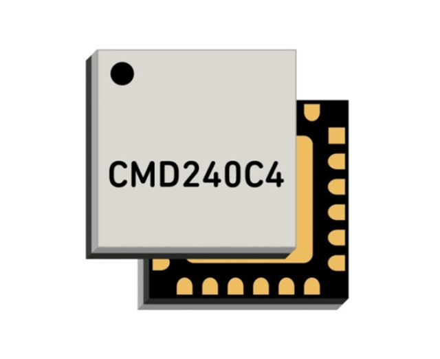 CMD240C4是一款射頻放大器，DC至22GHz，24QFN
