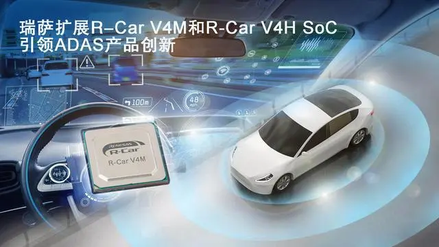 瑞薩推出高能效第四代R-Car車用SoC—R-Car V4M系列，引領(lǐng)ADAS產(chǎn)品創(chuàng)新