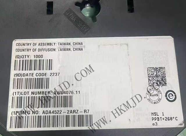 出售【ADI】低功耗運(yùn)算放大器 ADA4522-2ARZ 55V、雙通道、零漂移運(yùn)算放大器