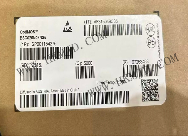 OptiMOS? 5 功率晶體管，80V BSC026N08NS5 N 溝道功率 MOSFET