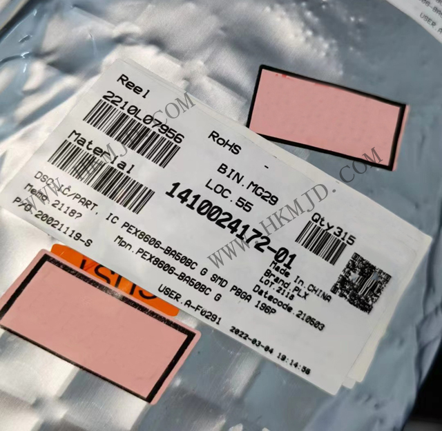 Broadcom PEX8606-BA50BCG 6通道，6端口PCI Express Gen2 交換機(jī)