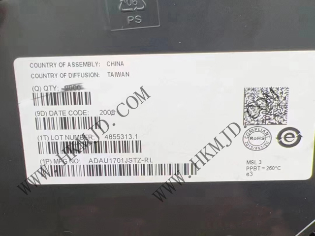 ADAU1701JSTZ SigmaDSP? 28/56 Bit音頻DSP，內(nèi)置2個(gè)ADC和4個(gè)DAC