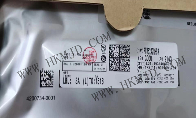 PCM5242RHBR (TI) 4.2VRMS DirectPath?、32 位、384kHz、114dB 音頻立體聲 DAC